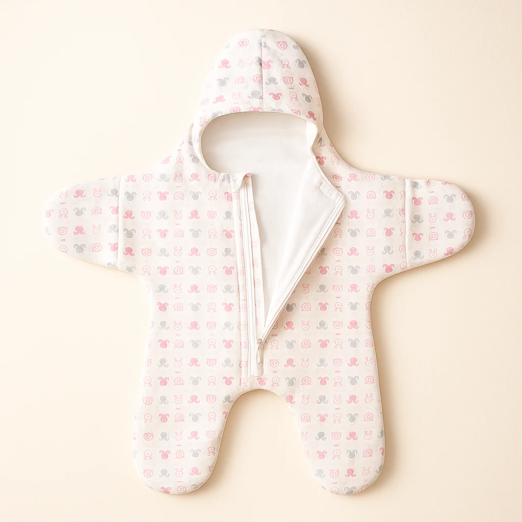 Baby Swaddle Blanket Pink (0-6 Months) - Sunshine - Image 3