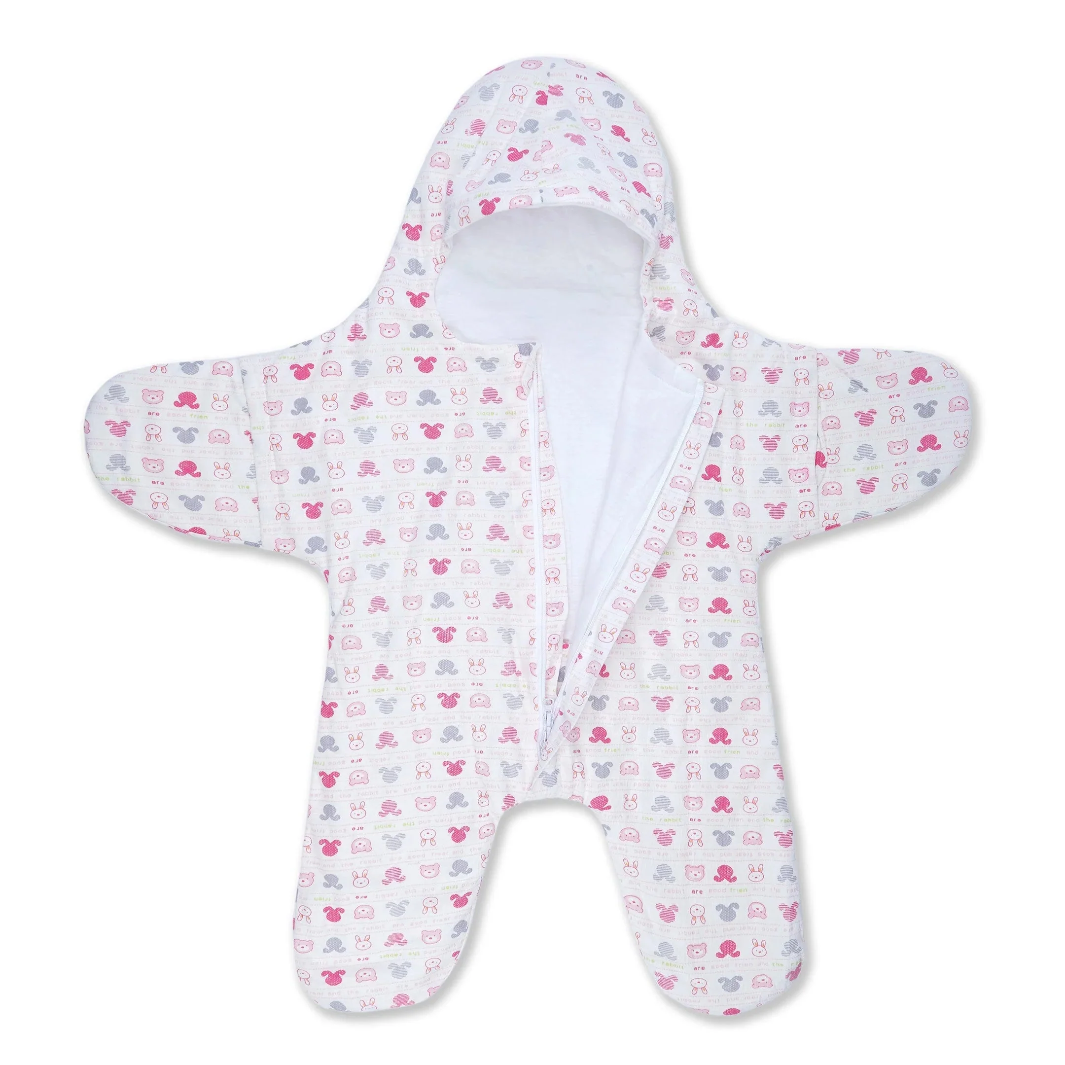 Baby Swaddle Blanket Pink (0-6 Months) - Sunshine - Image 4