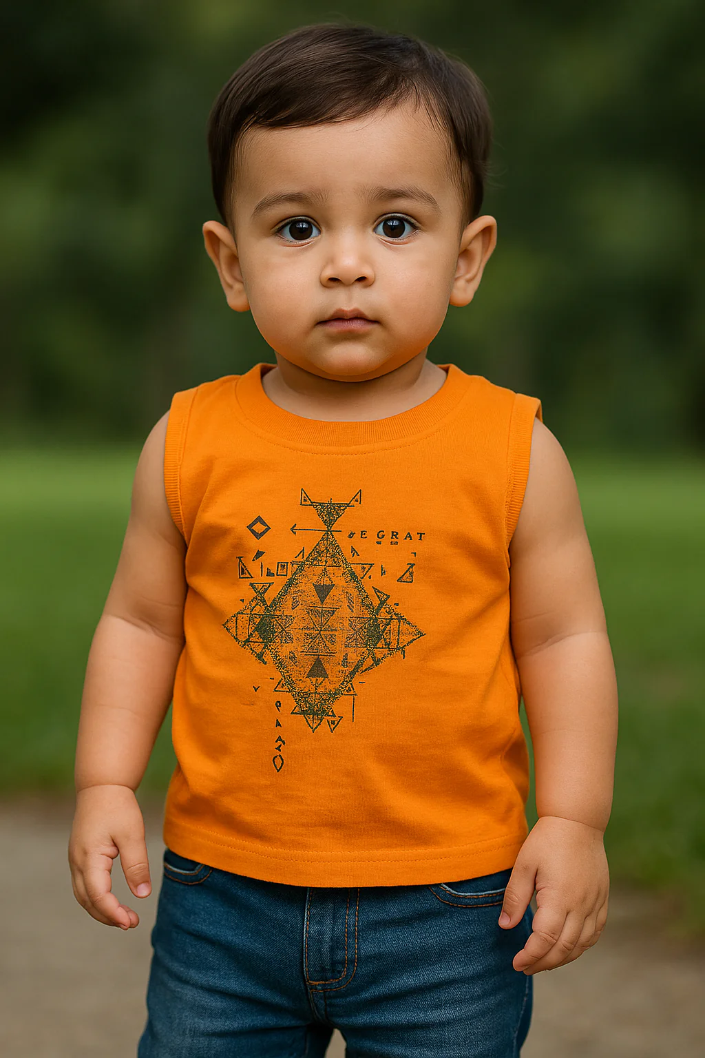 Baby T-Shirt Great Orange - Sunshine