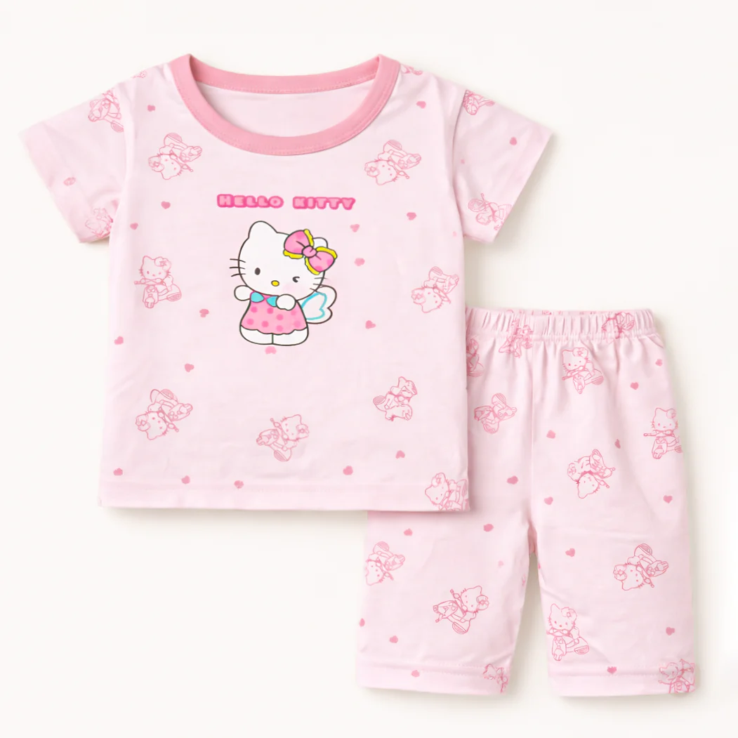 Baby T-Shirt & Short Set Hello Kitty Pink - Sunshine