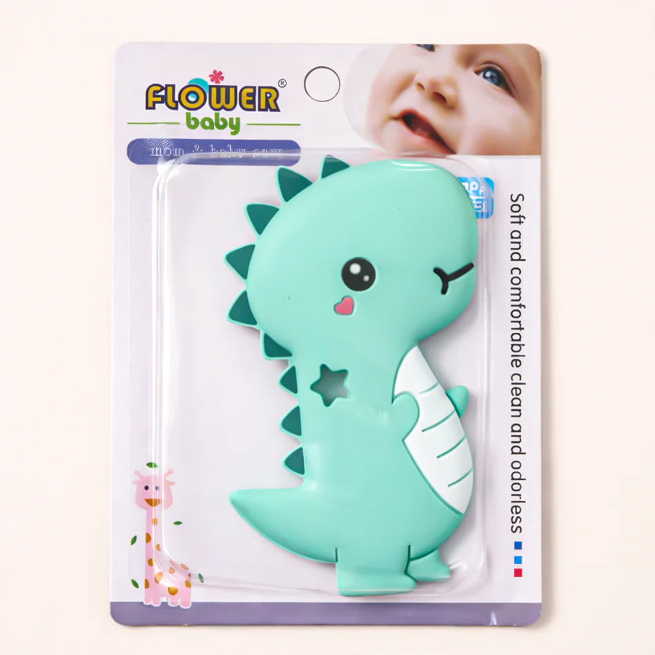 Baby Teether Dino Sea Green - Sunshine