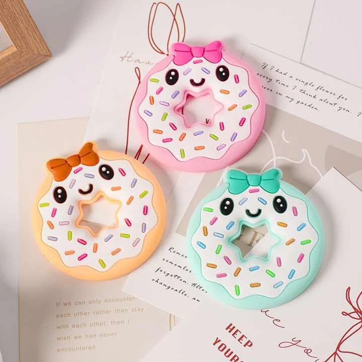 Baby Teether Donut Peach - Sunshine - Image 2