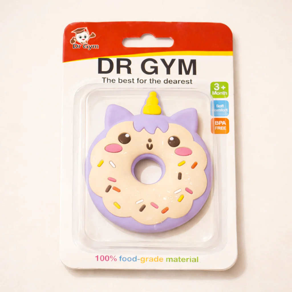 Baby Teether Donut Purple - Sunshine