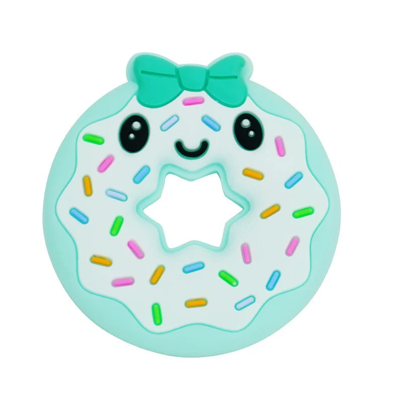 Baby Teether Donut Sea Green - Sunshine
