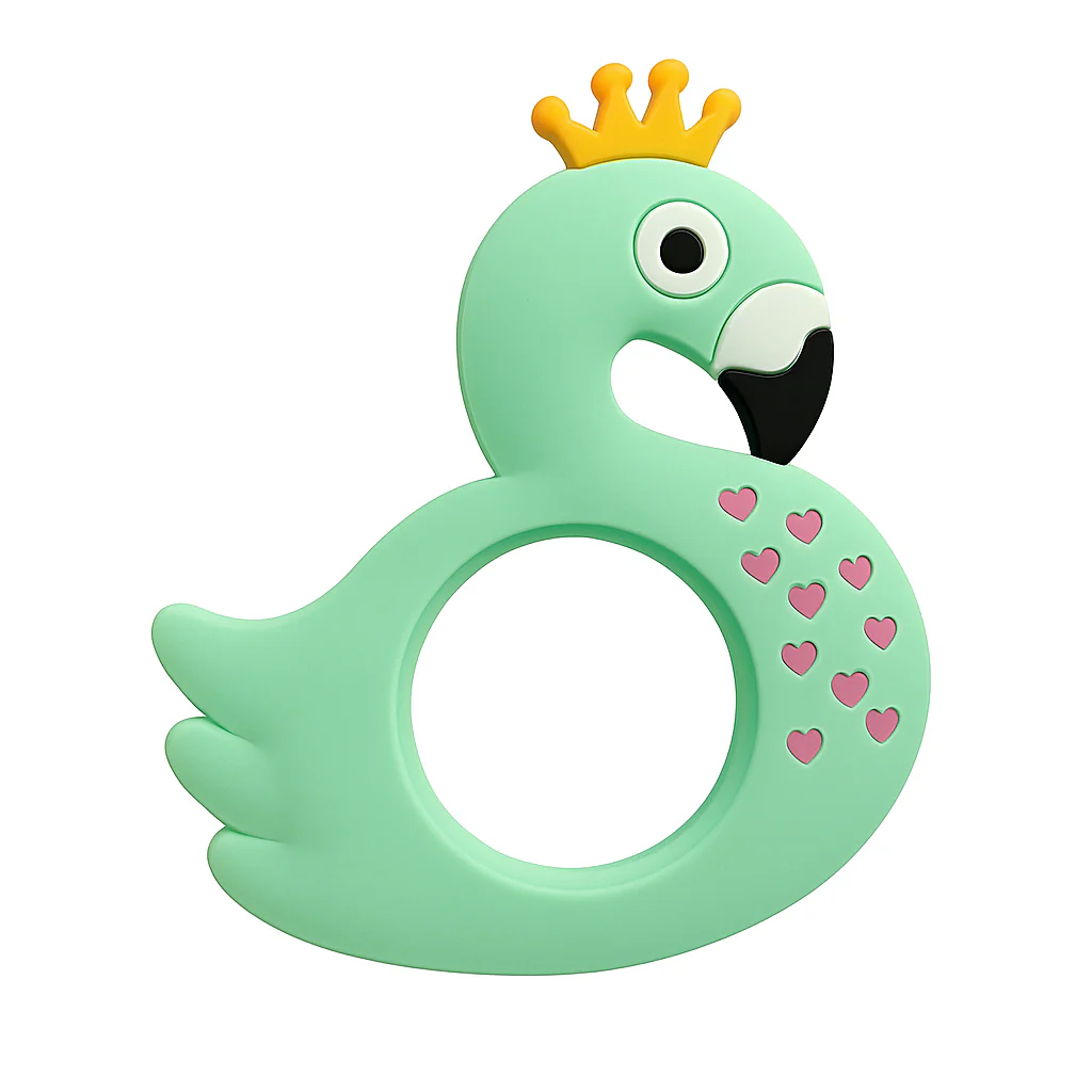 Baby Teether Duck King Sea Green - Sunshine