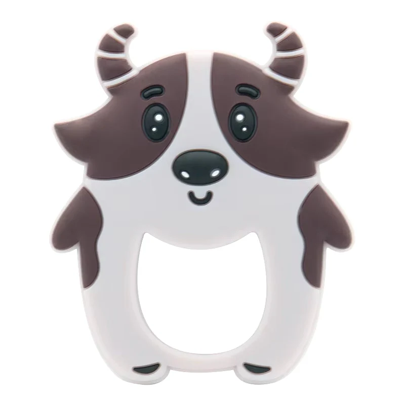 Baby Teether Raccoon Grey - Sunshine