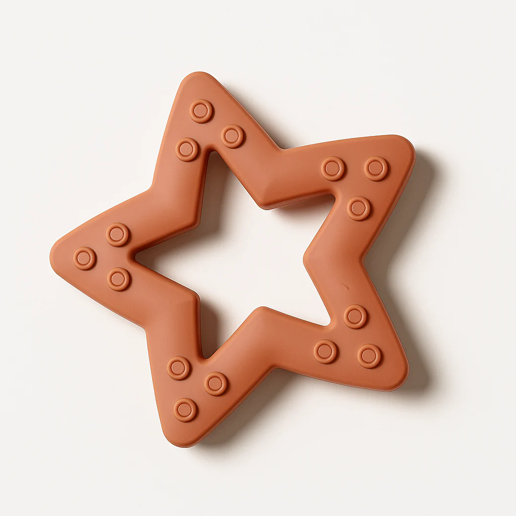 Baby Teether Star Biege - Sunshine