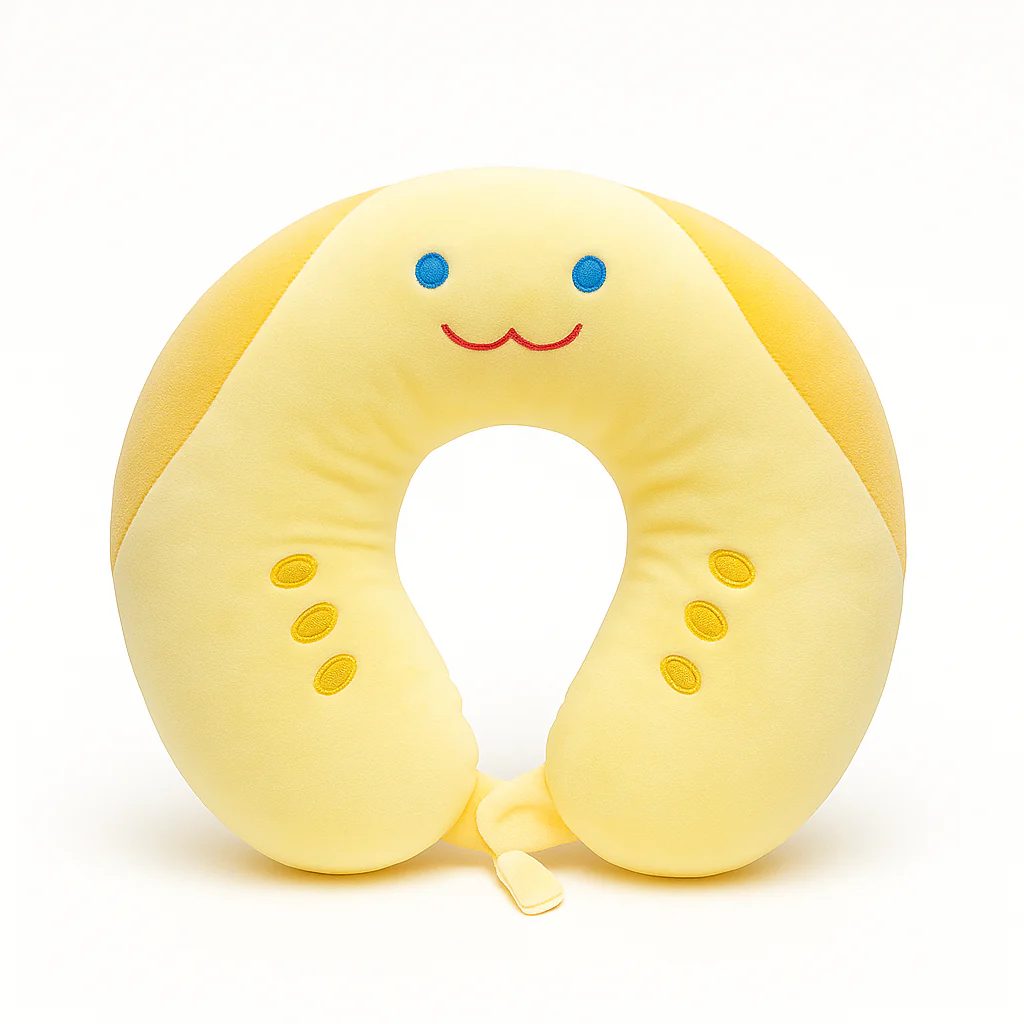 Baby U-Shaped Neck Pillow Face Yellow - Sunshine