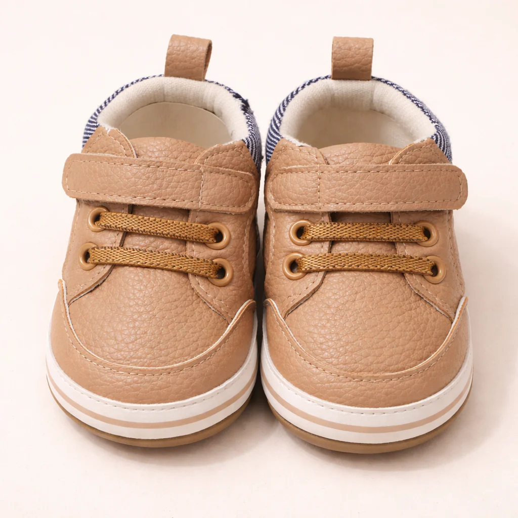 Baby Valcro Casual Shoes Brown - Sunshine