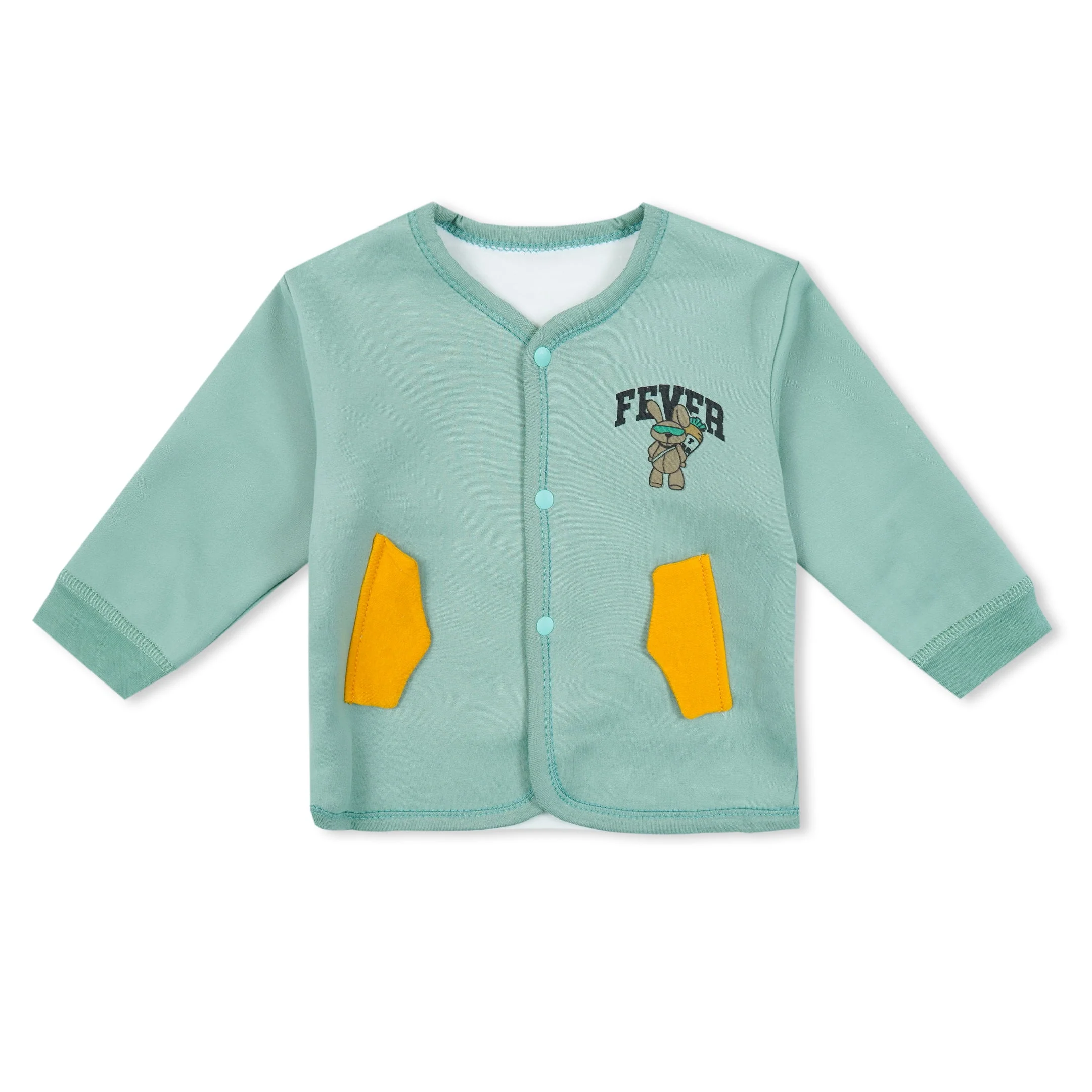 Baby Warm Night Suit Green - Sunshine - Image 5