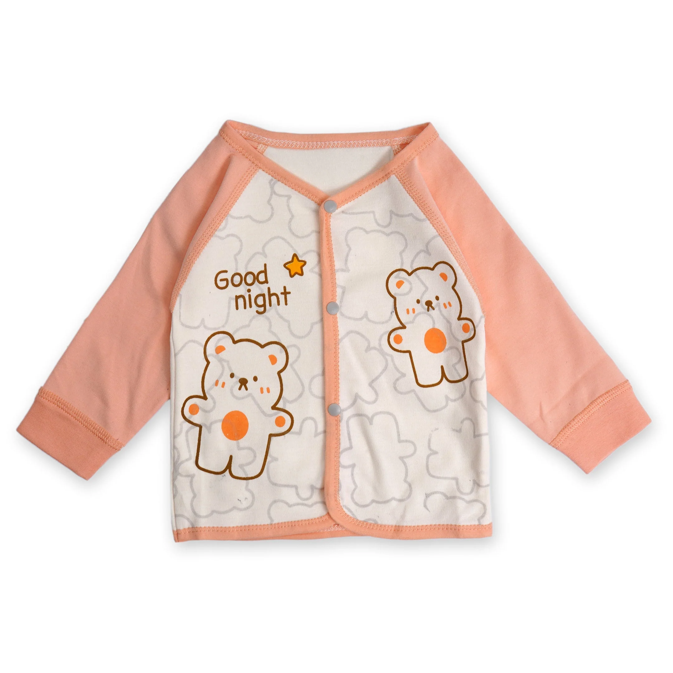 Baby Warm Night Suit Orange - Sunshine - Image 3