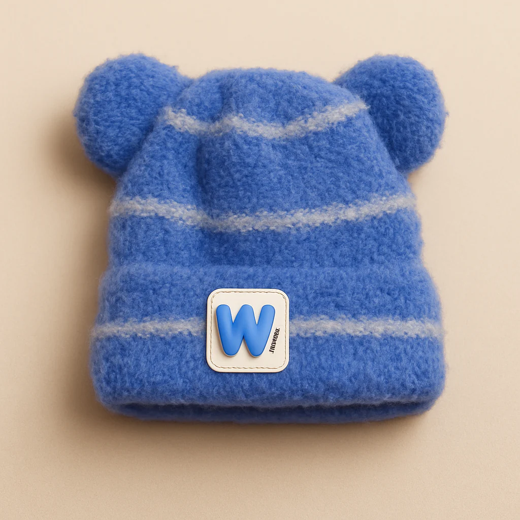 Baby Warm Woolen Cap Blue - Sunshine