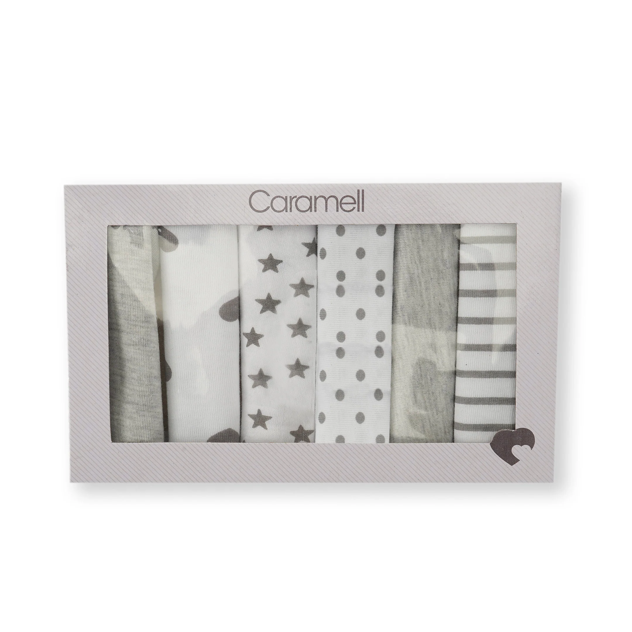 6Pcs Baby Washcloths Grey - Sunshine - Image 4