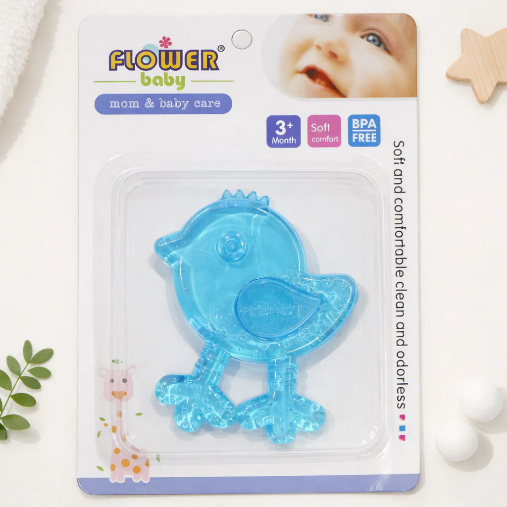 Baby Water Teether Bird Blue - Sunshine