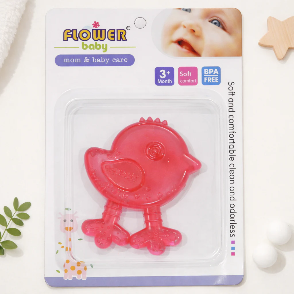 Baby Water Teether Bird Red - Sunshine