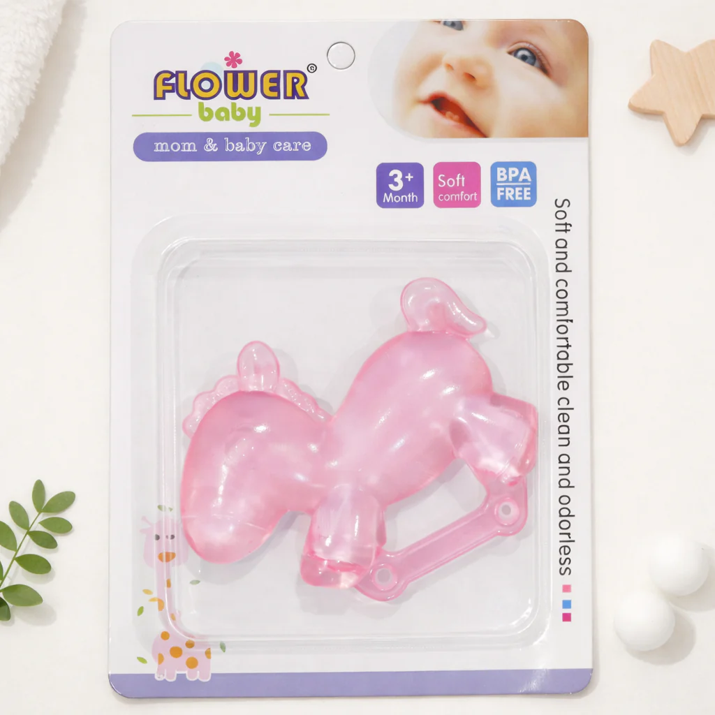 Baby Water Teether Donkey Pink - Sunshine
