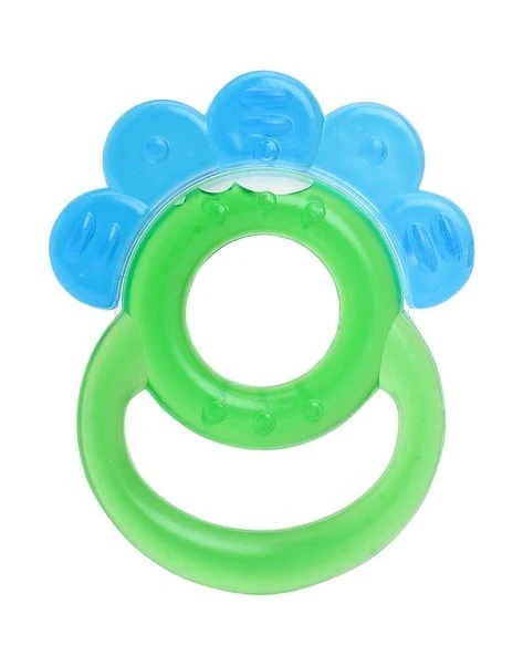 Baby Water Teether Flower Yellow & Green - Sunshine