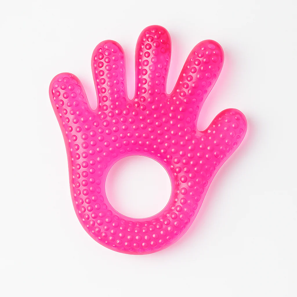 Baby Water Teether Hand Purple - Sunshine