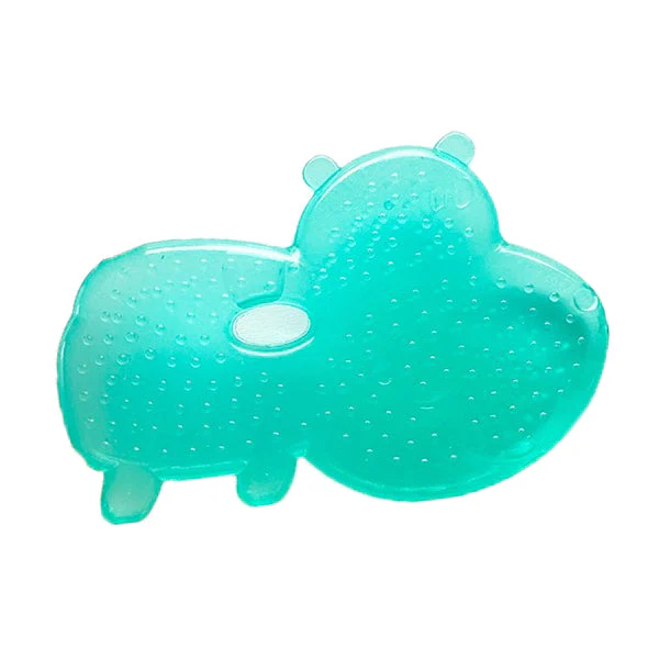 Baby Water Teether Hippo Sea Green - Sunshine