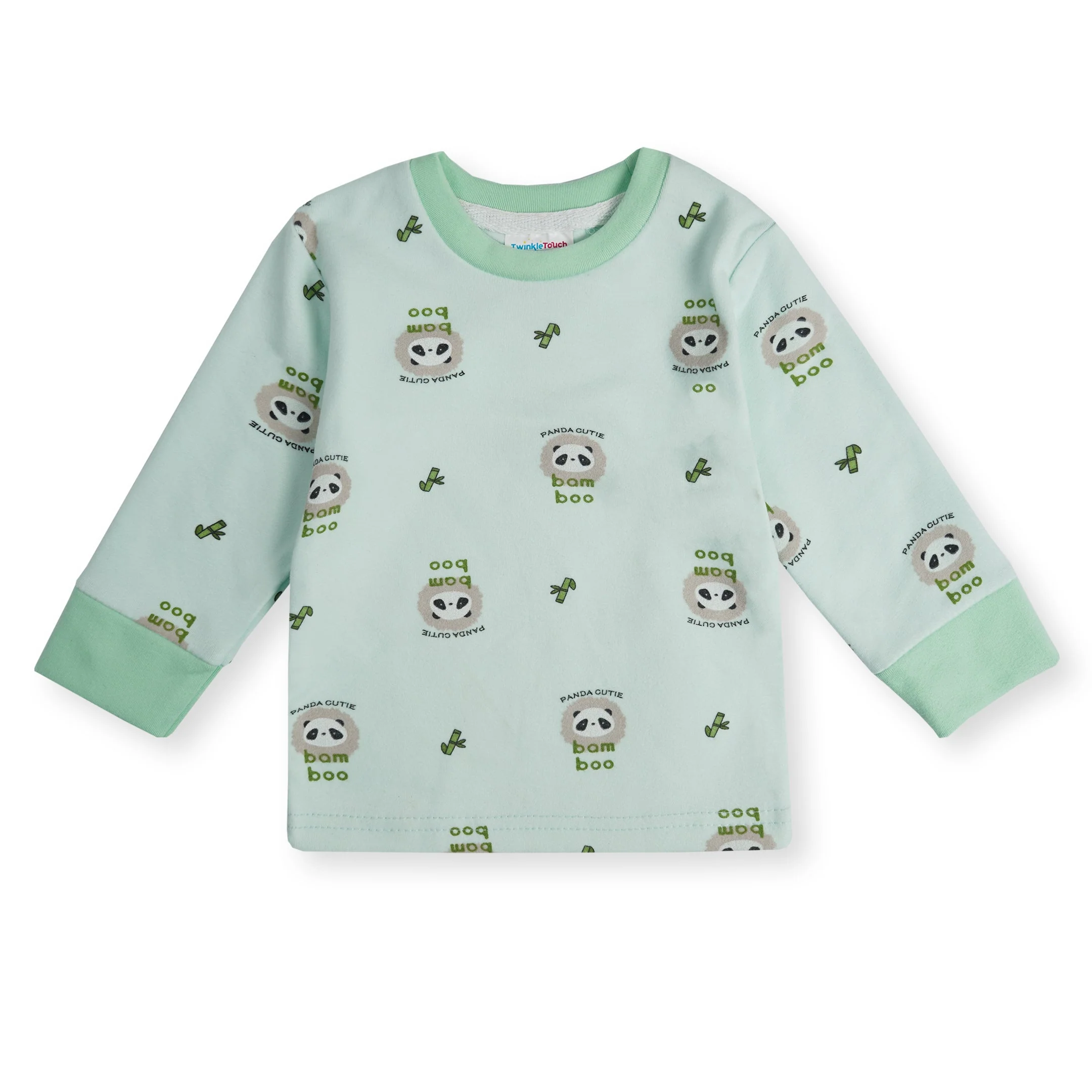 Baby Winter Pajama Set Cute Panda Green - Sunshine - Image 5