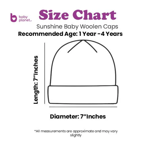 Baby Woolen Cap Bunny Baby Pink - Sunshine - Image 2