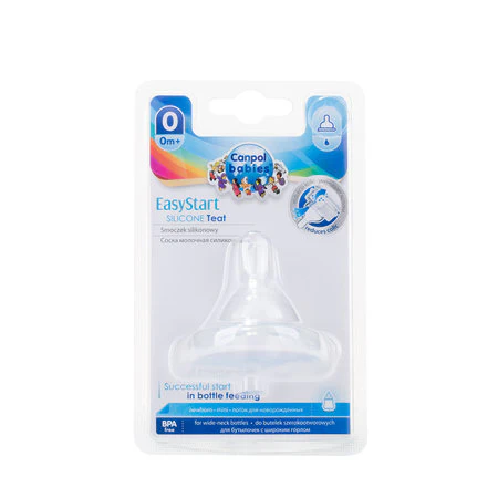 Canpol Babies Easystart Silicon Teat Mini For Wide Neck Bottle 1 Pc - Image 6