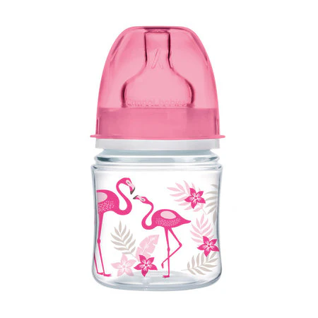Canpol Babies Easystart Wide Neck Pp Bottle 120 Ml Jungle Coral Pink - Image 5