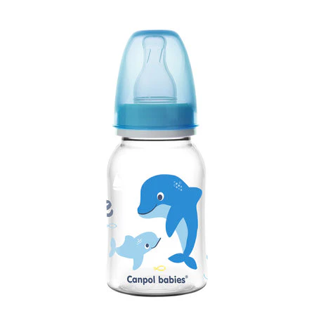 Canpol Babies Narrow Neck Bottle 120Ml Pp Love & Sea Blue