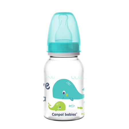 Canpol Babies Narrow Neck Bottle 120Ml Pp Love & Sea Green