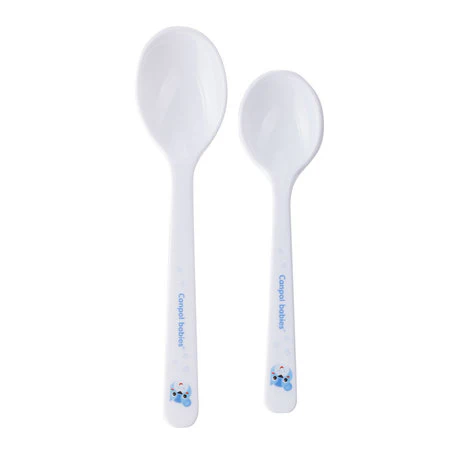 Canpol Babies Spoons 2 Pcs Happy Faces Blue