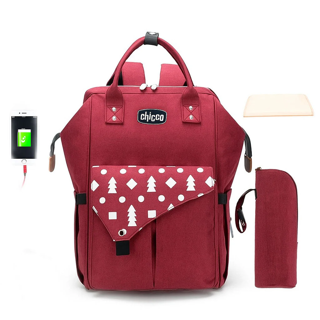 Chicco Baby Multifunction Travel Bag Red
