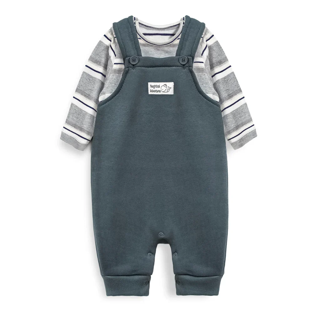 Cuddle & Cradle Baby Fleece Romper Set (Naughtical Adventures) - Image 2