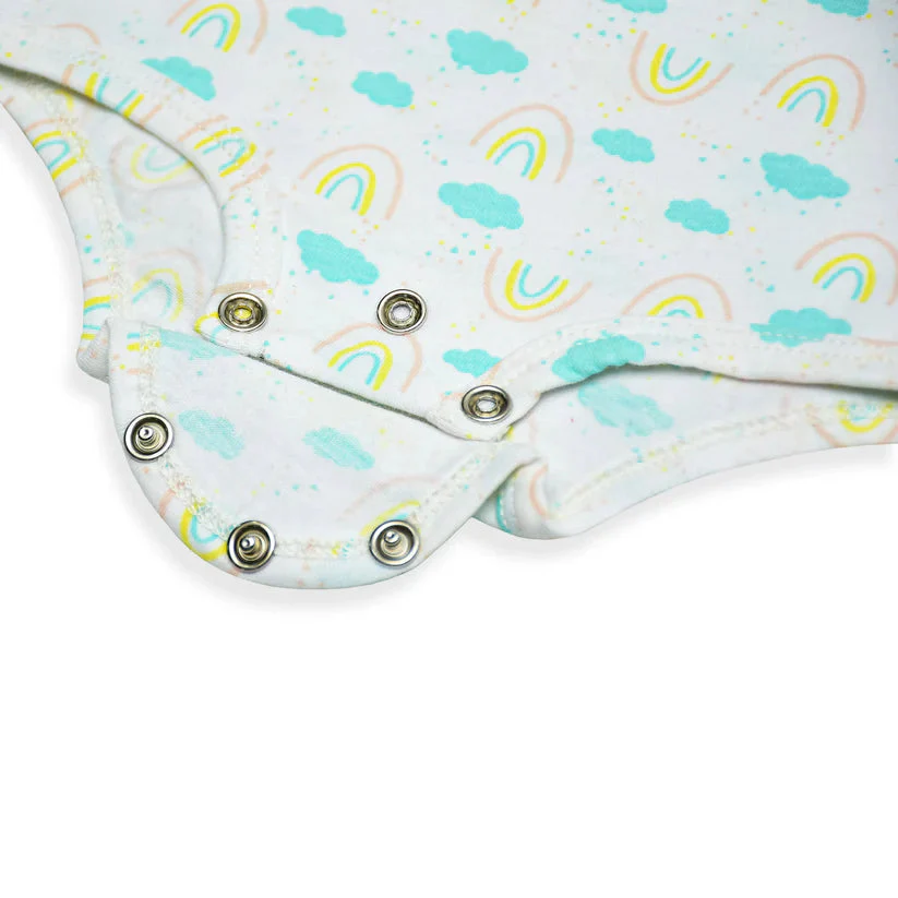 Cuddle & Cradle Baby Girl Bodysuit & Shorts Set (Rainbow) - Image 3