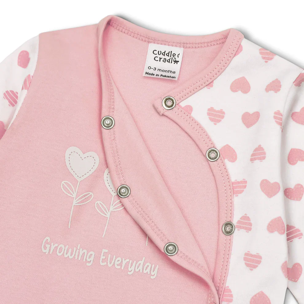 Cuddle & Cradle Baby Girl Set Of 4 (Hearts) - Image 3