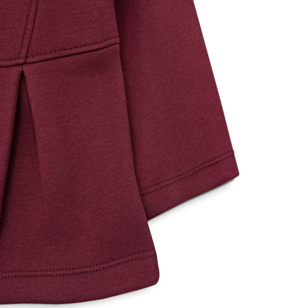 Cuddle & Cradle Girls Fleece Coat (Maroon) - Image 3