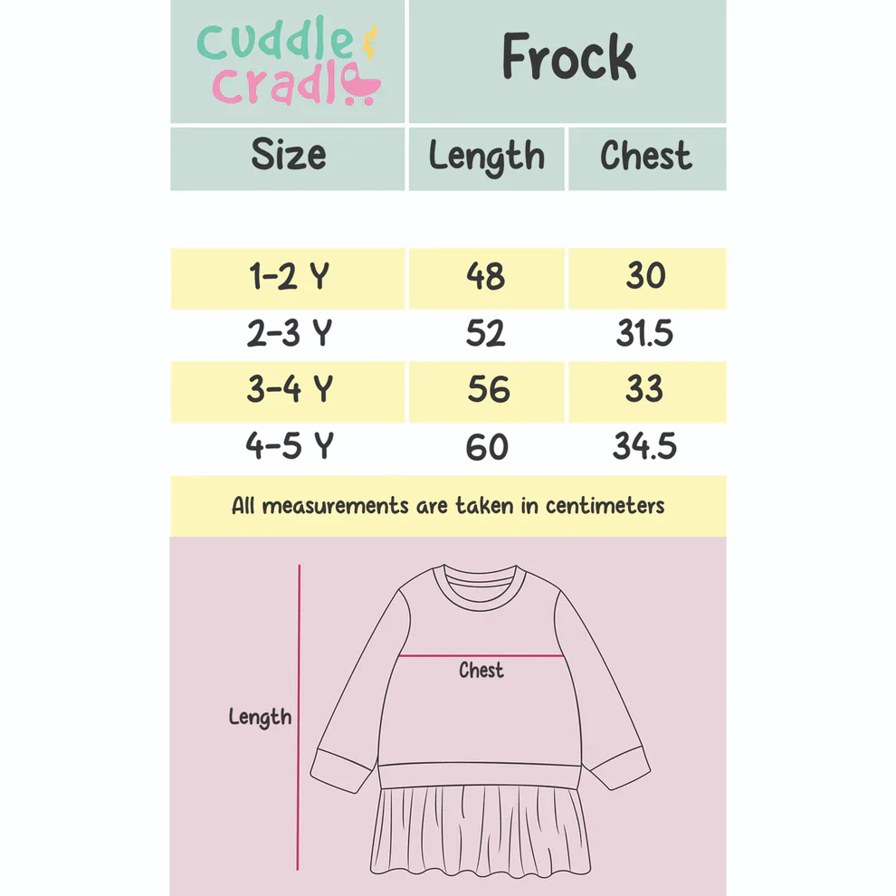 Cuddle & Cradle Girls Fleece Frock (Hearts) - Image 4