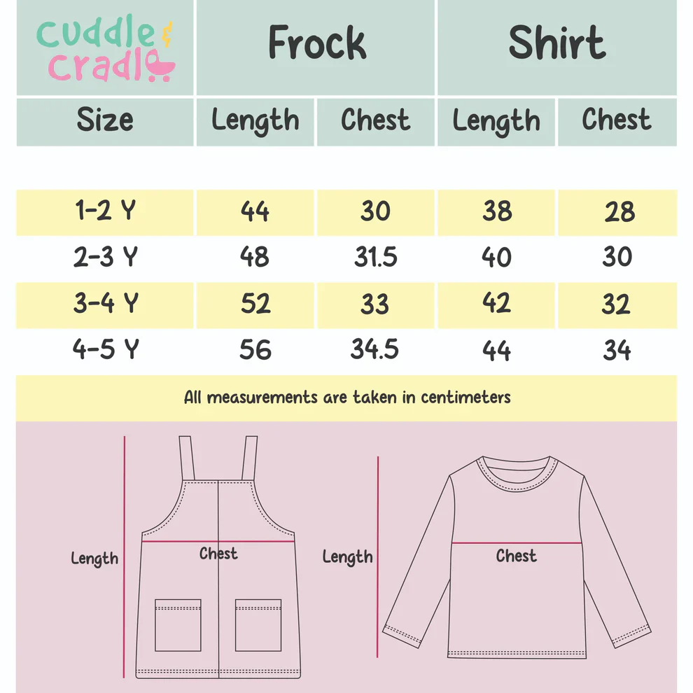 Cuddle & Cradle Girls Fleece Frock & Shirt Set (Mint - 001) - Image 6