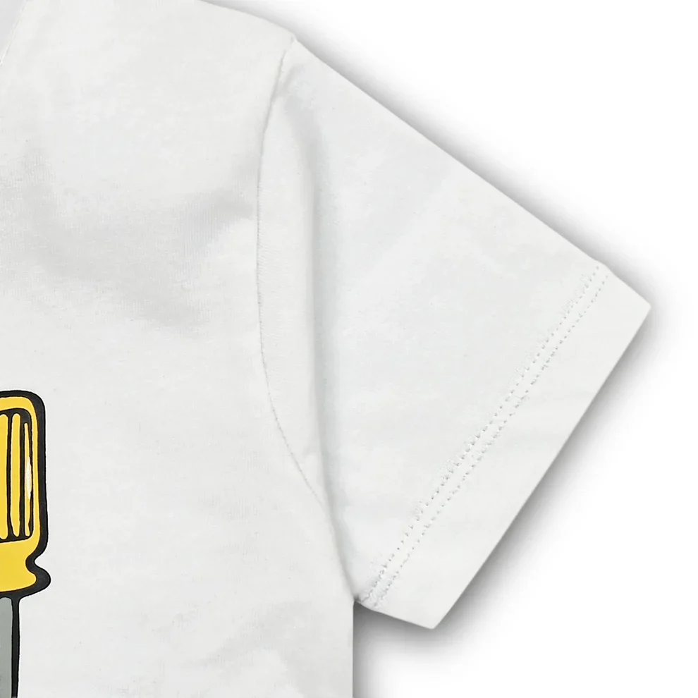 Cuddle & Cradle Graphic T-Shirt (I Can Fix It-001) - Image 4