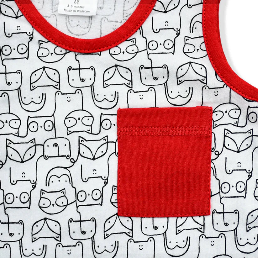 Cuddle & Cradle Half Length Romper (Animal) - Image 2