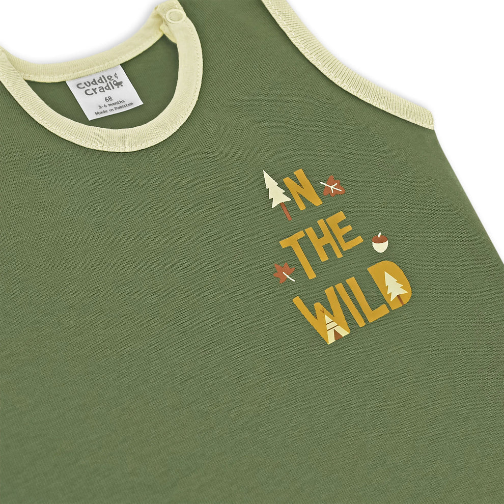 Cuddle & Cradle Half Length Romper - In The Wild - Image 3