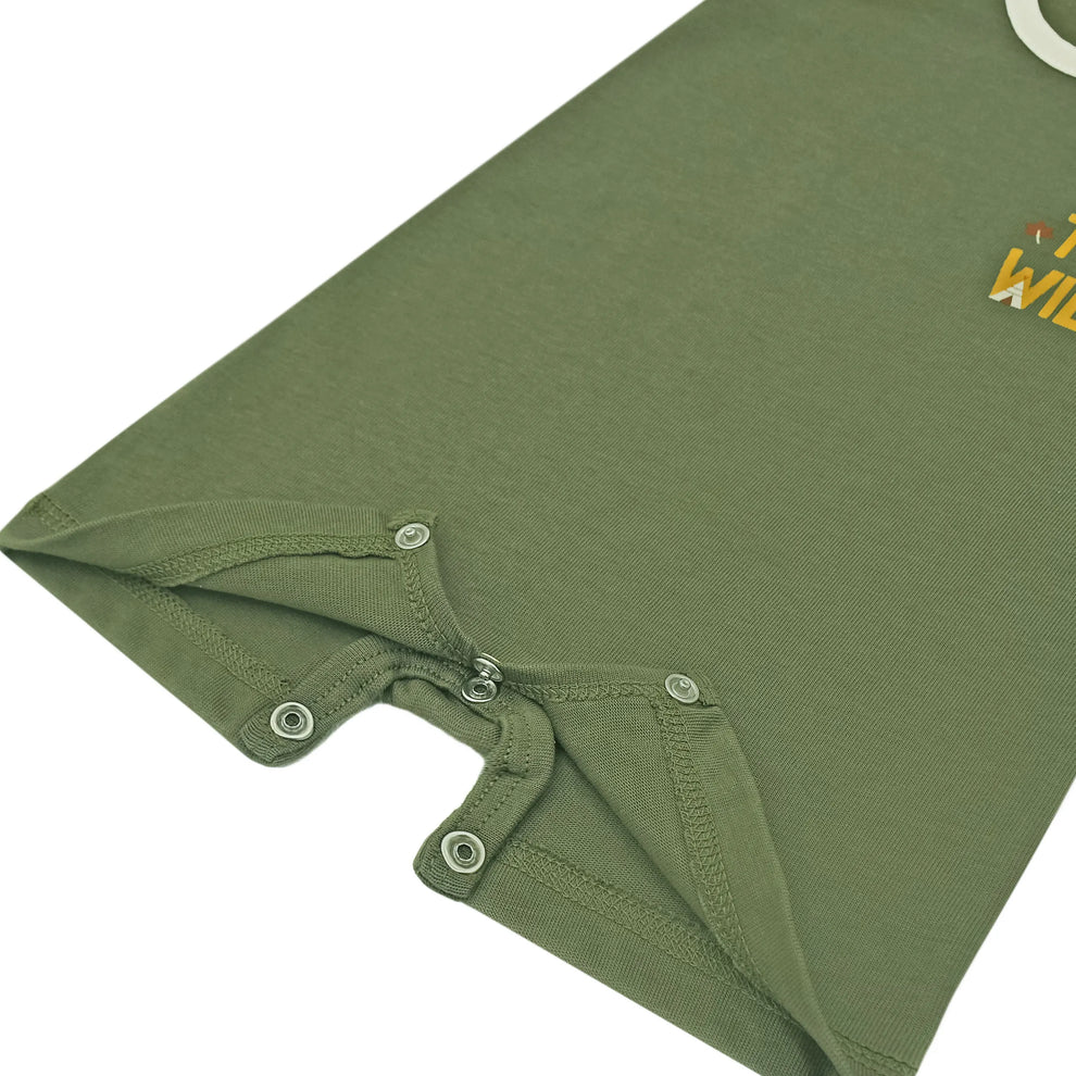 Cuddle & Cradle Half Length Romper - In The Wild - Image 4