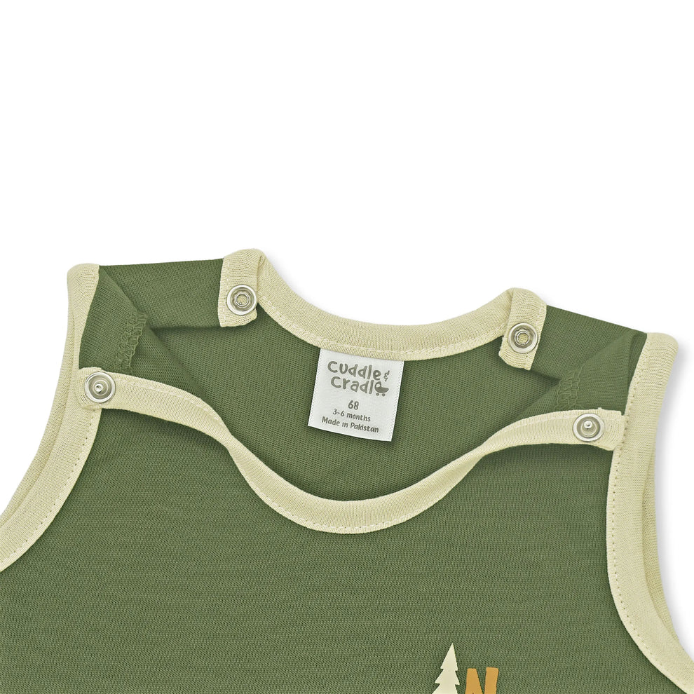 Cuddle & Cradle Half Length Romper - In The Wild - Image 5
