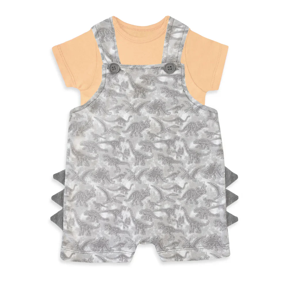 Cuddle & Cradle Half-length Romper set (Gray) - Image 3