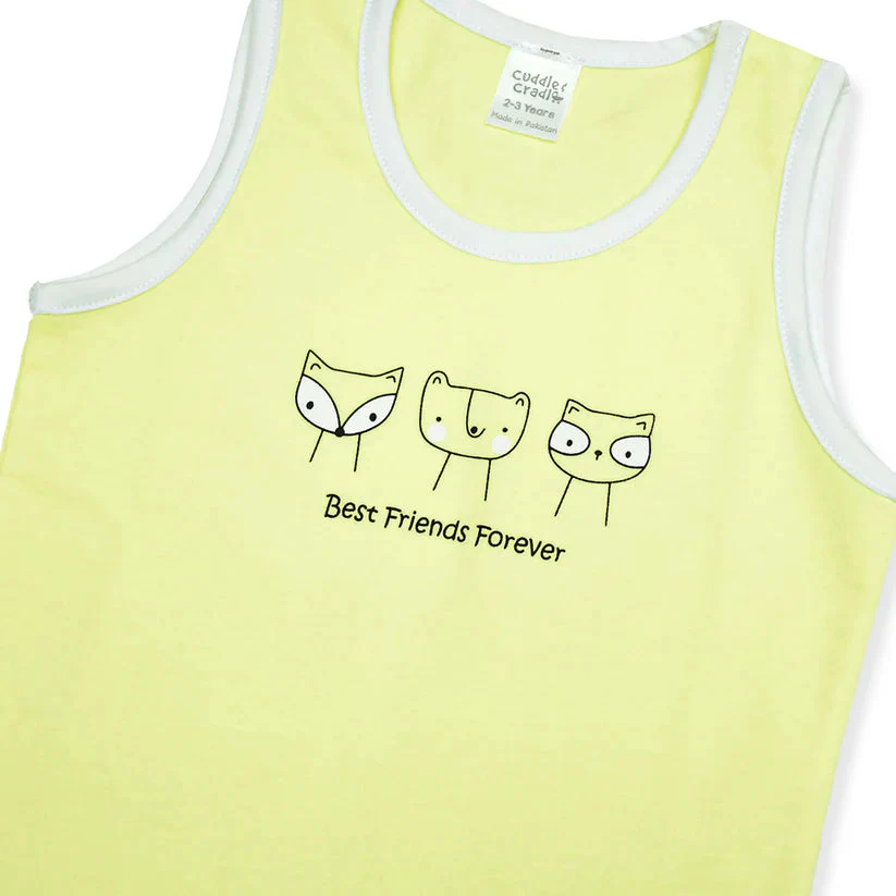Cuddle & Cradle Tank-Top & Shorts (Best Friends Forever) - Image 3