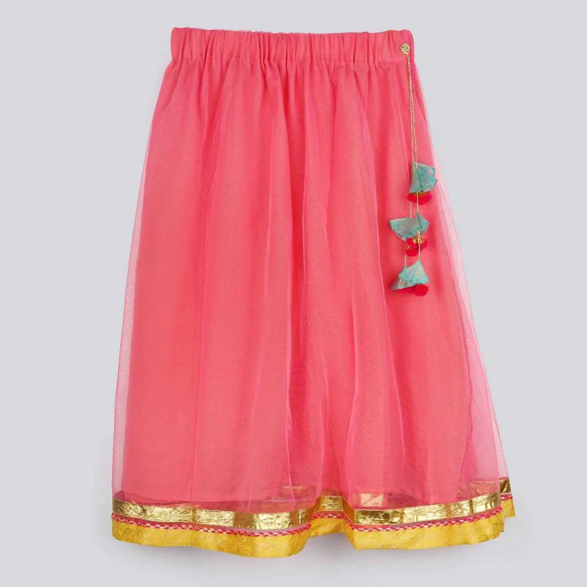 Dhaagay Pink Lehnga 3 piece - Image 10