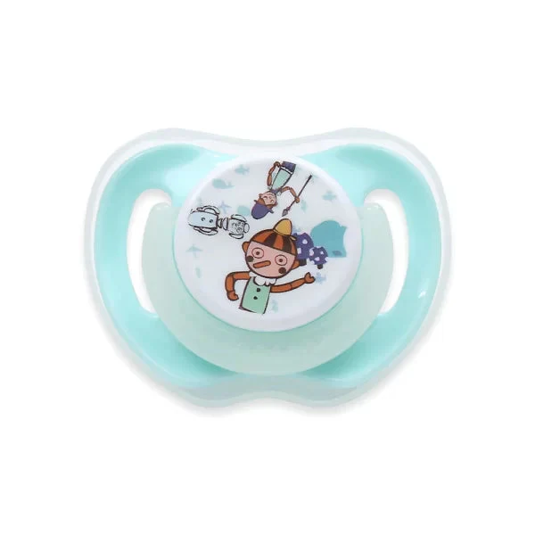 Farlin Glow-In-Dark Pacifier N Chain – Green - Image 2