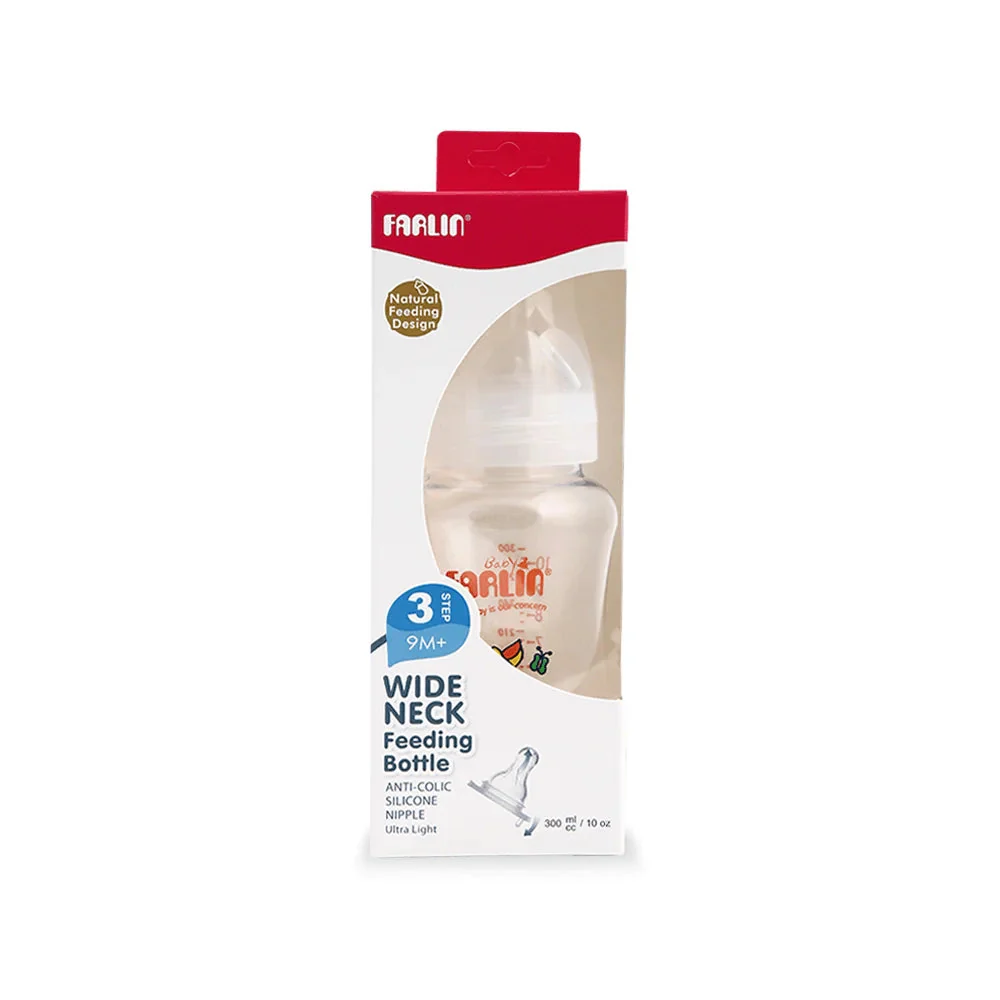 Farlin Wide Neck Feeding Bottle 300Cc - Image 4