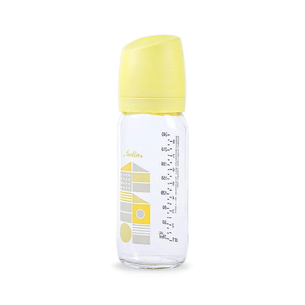 Farlin Wide Neck Glass Feeder 240Ml Yellow - Image 2