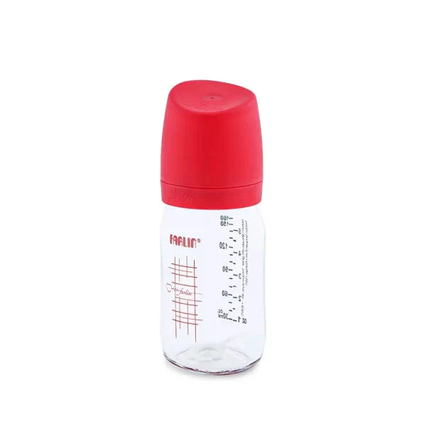 Farlin Wide Neck Glass Feeding Bottle 160Ml – Pink