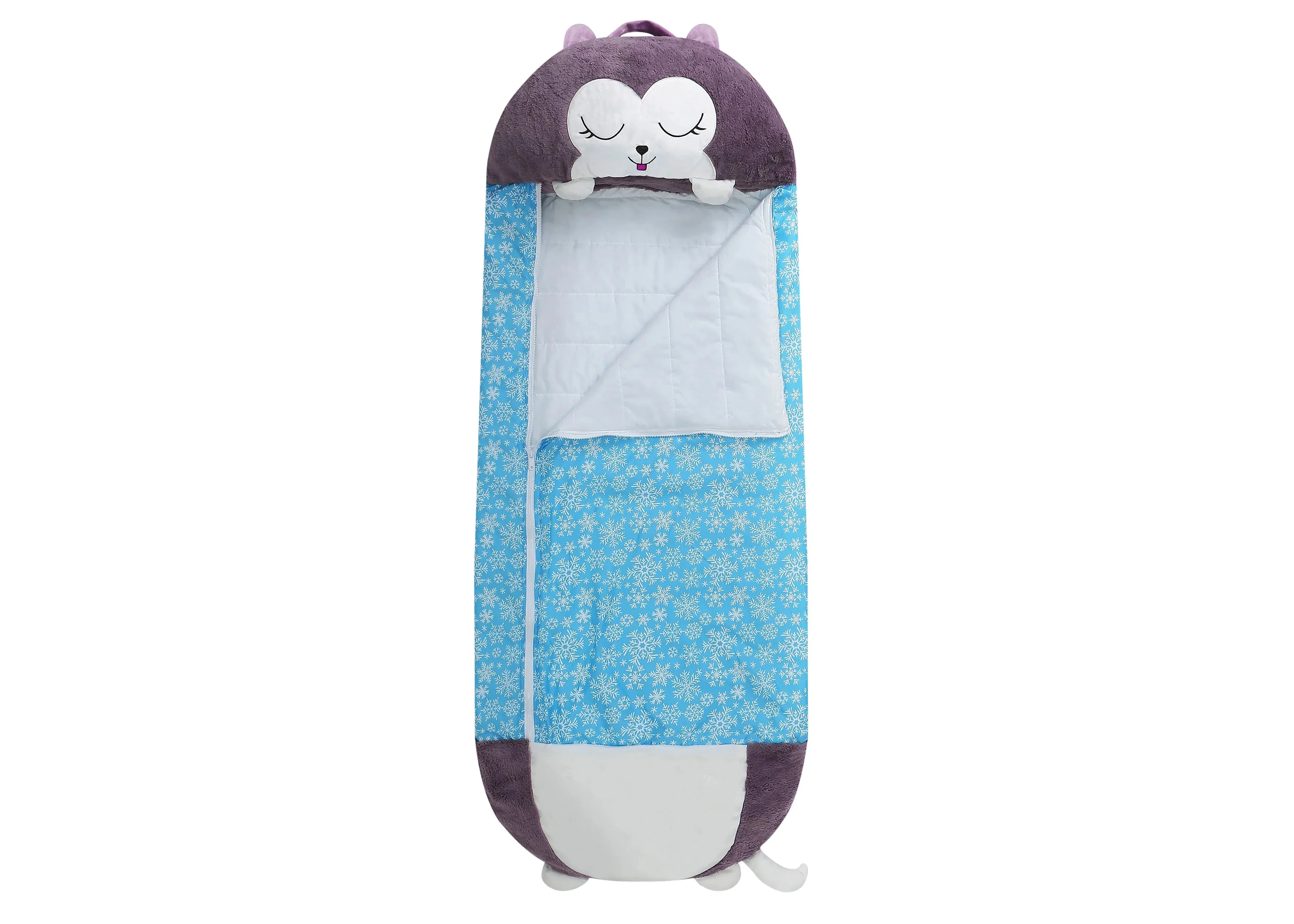 Kids Foldable Sleeping Bag Owl Grey - Sunshine - Image 4